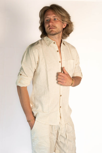 Camicia cotone flex
