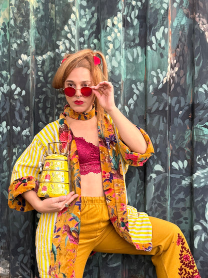 Kimono in Velluto - Tropico