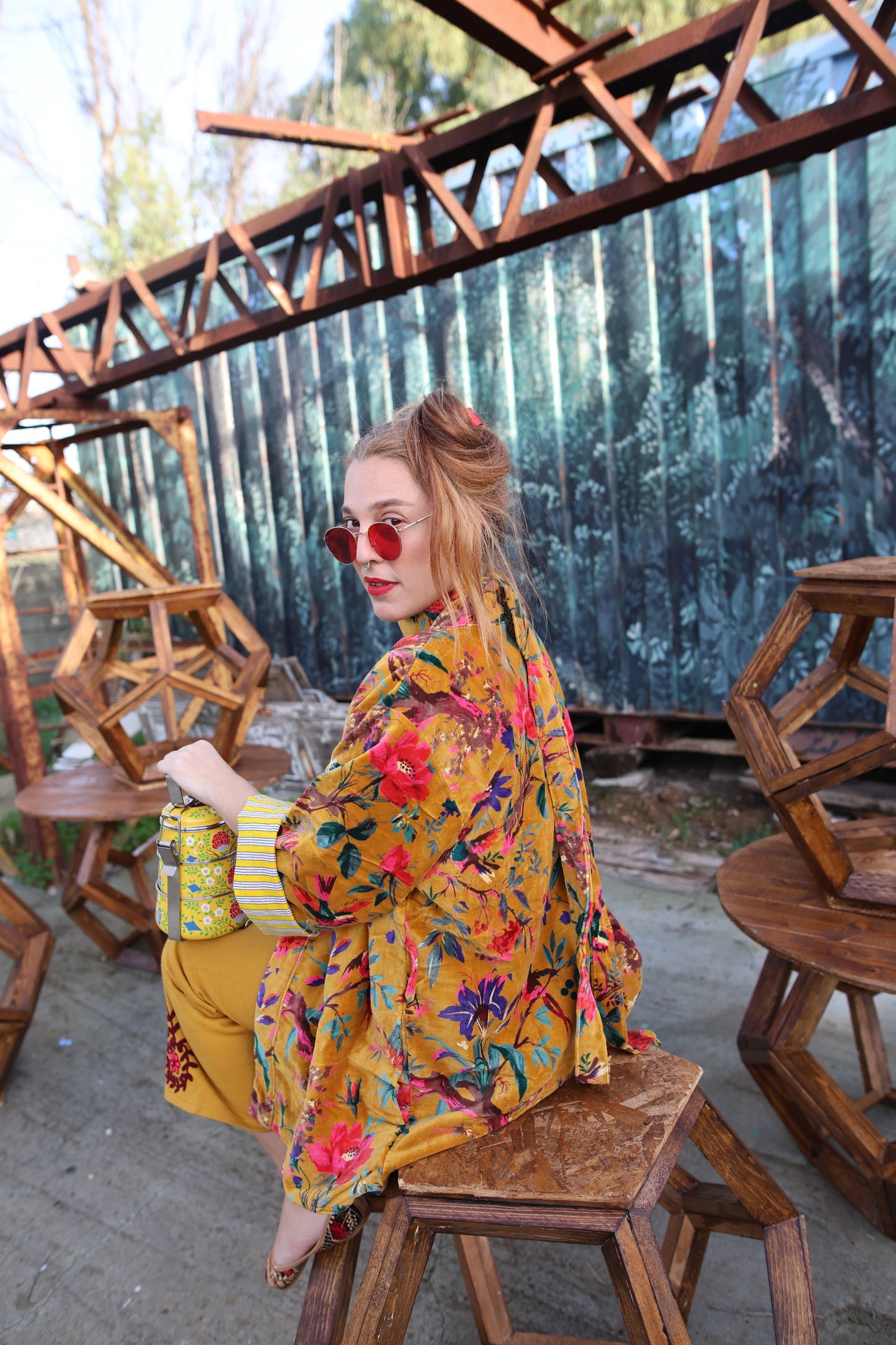 Kimono in Velluto - Tropico