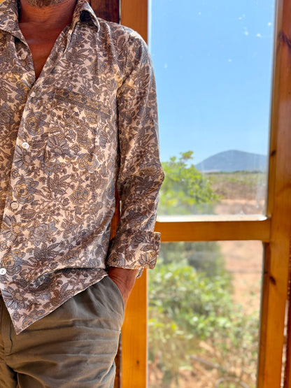 Camicia Saudí- seta indiana