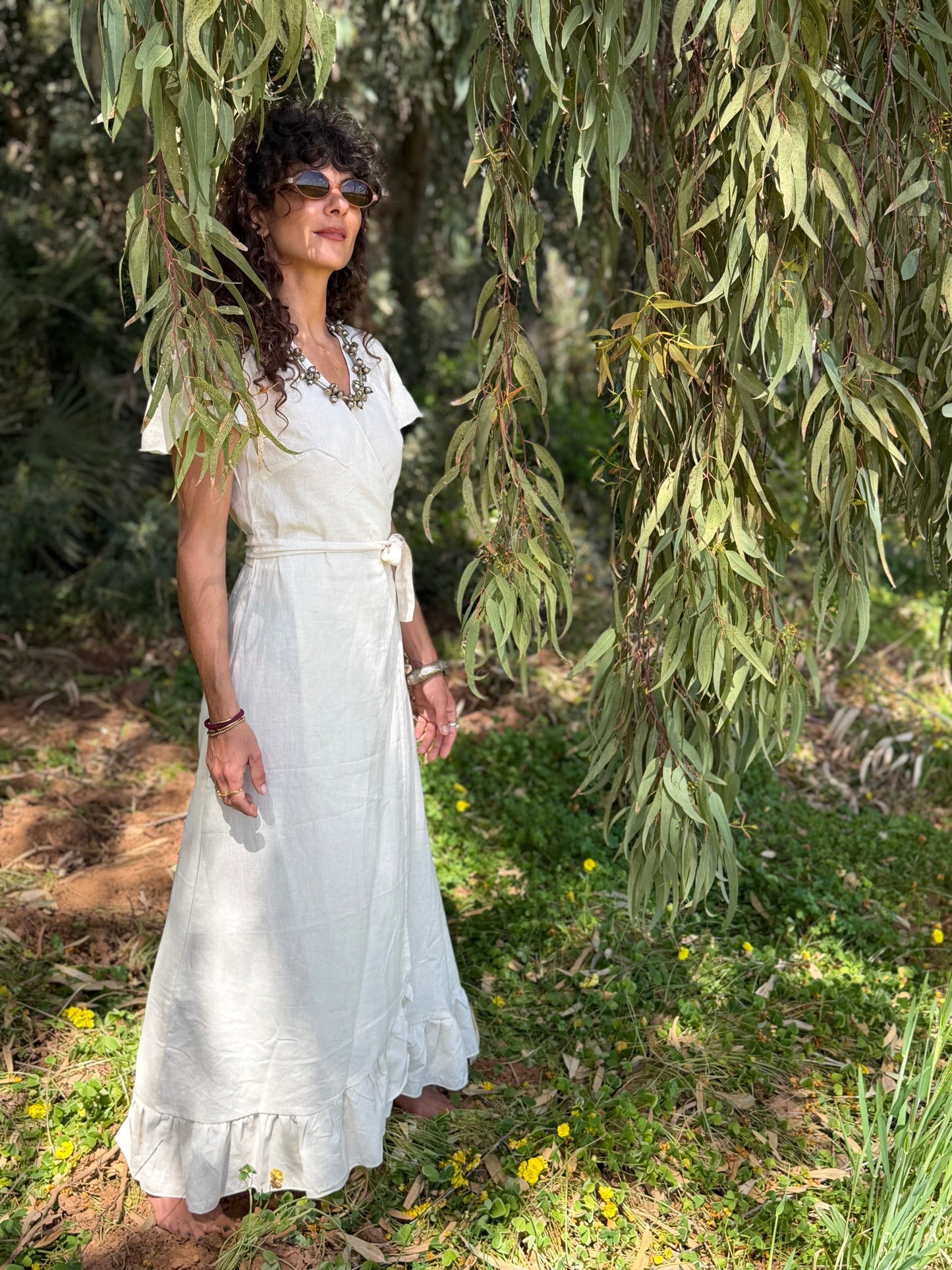 Cream Poppy dress