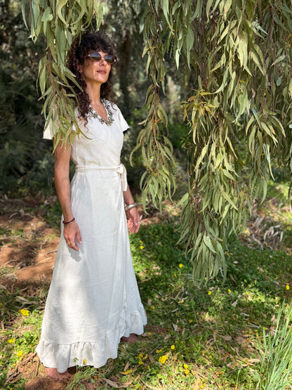 Cream Poppy dress