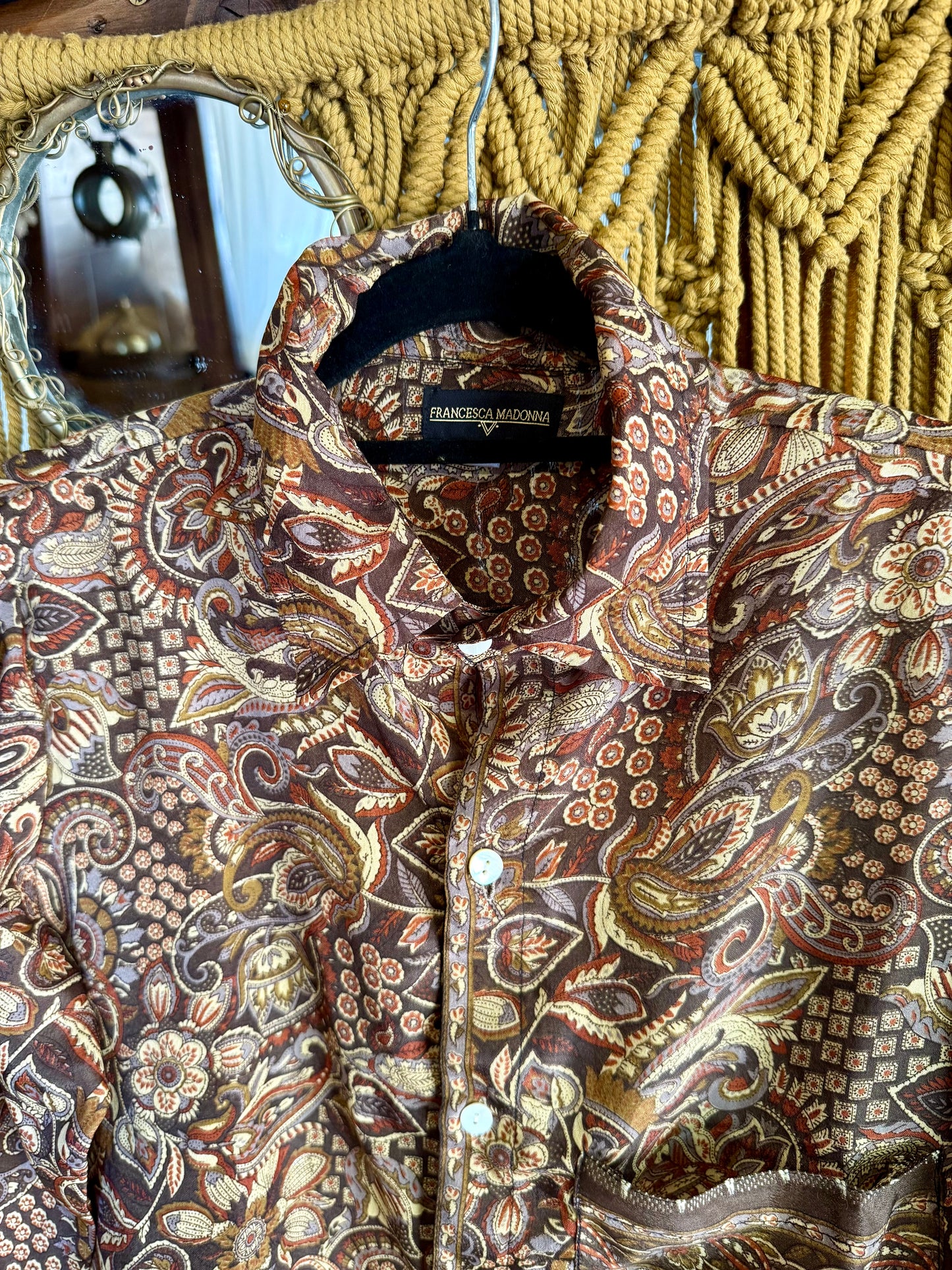 Camicia Spice - seta indiana S