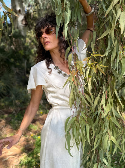 Cream Poppy dress
