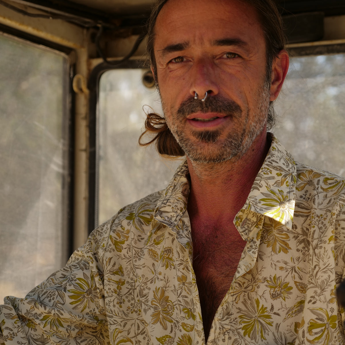 Camicia Paisley - seta indiana L