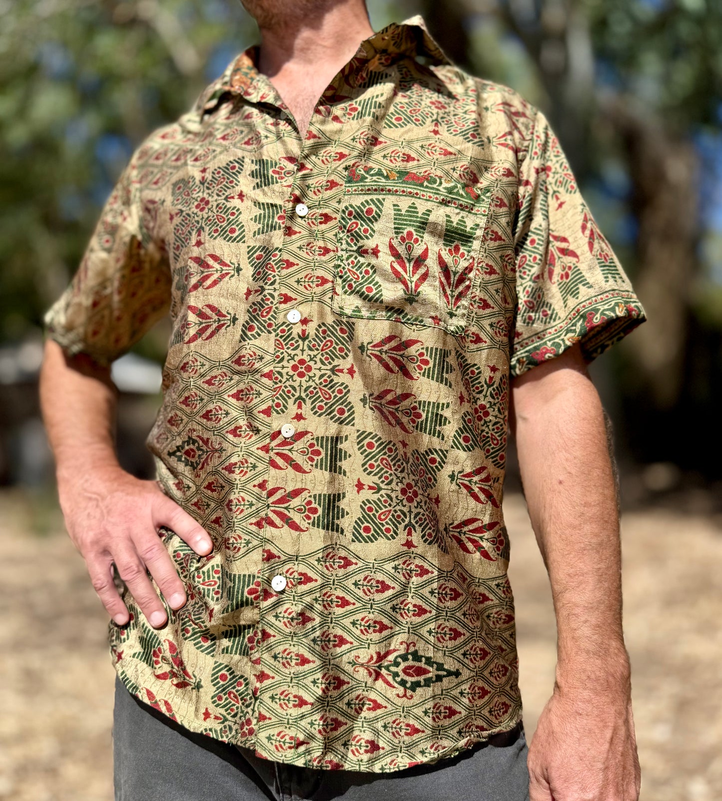 Camicia Gaeta - seta indiana L