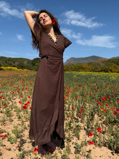 Chocolate Poppy Dress