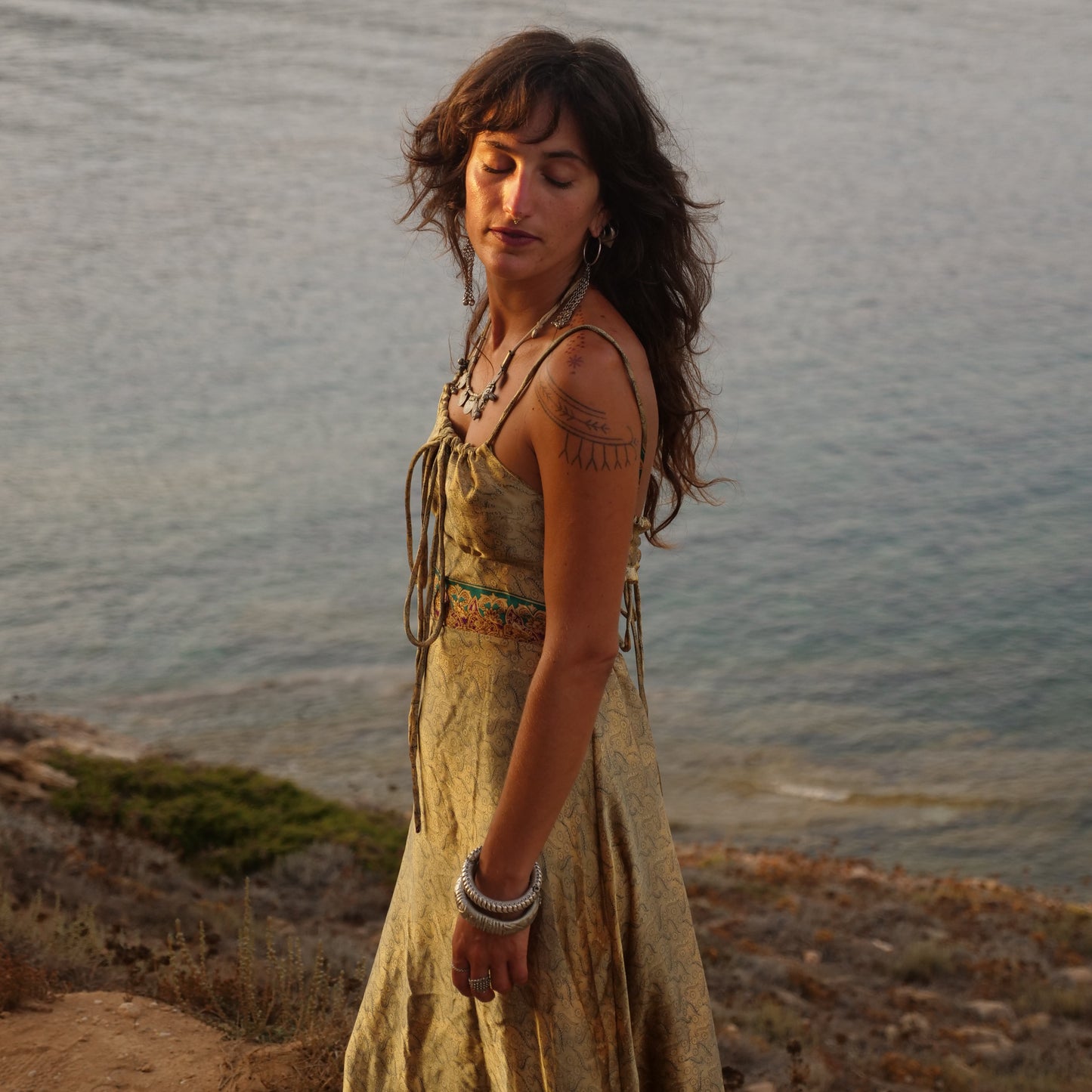 Acid Gold  - Moon Dress