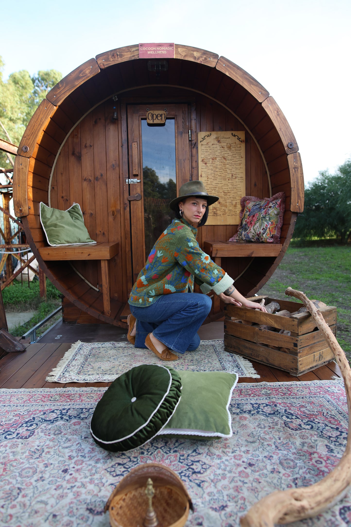 Giacca in velluto ricamato