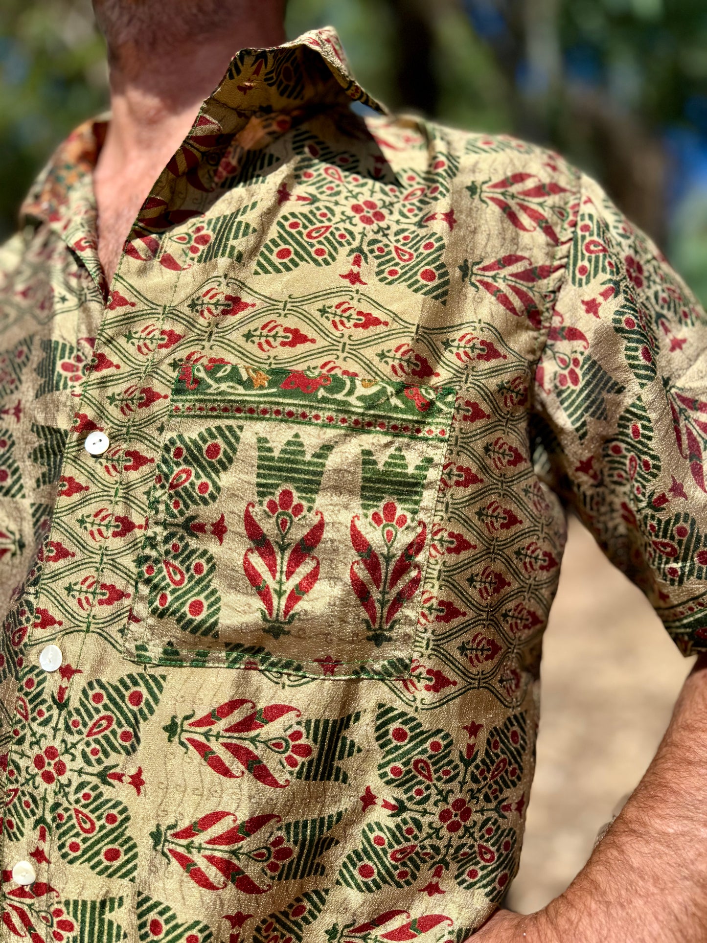 Camicia Gaeta - seta indiana L