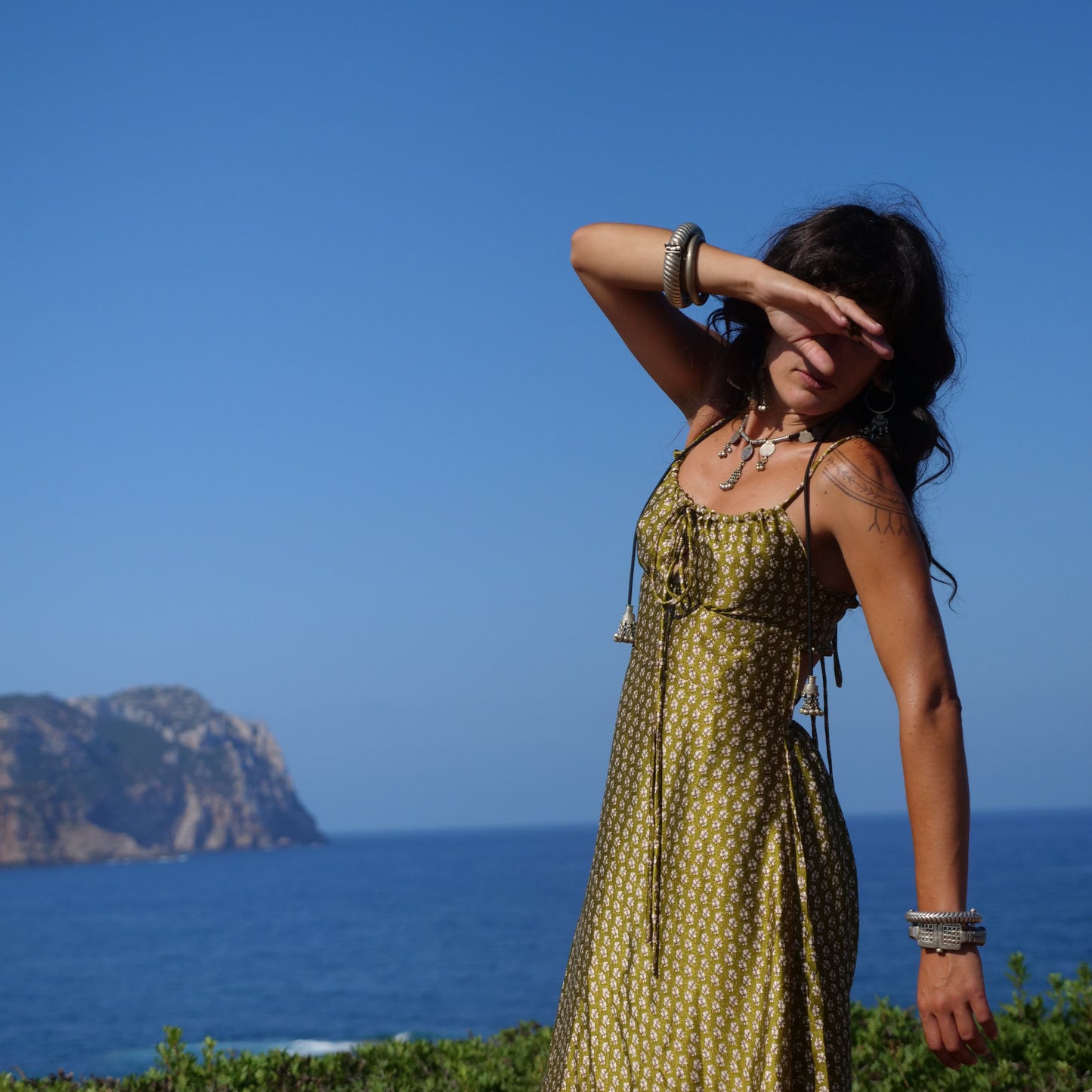 Acid Green - Moon Dress