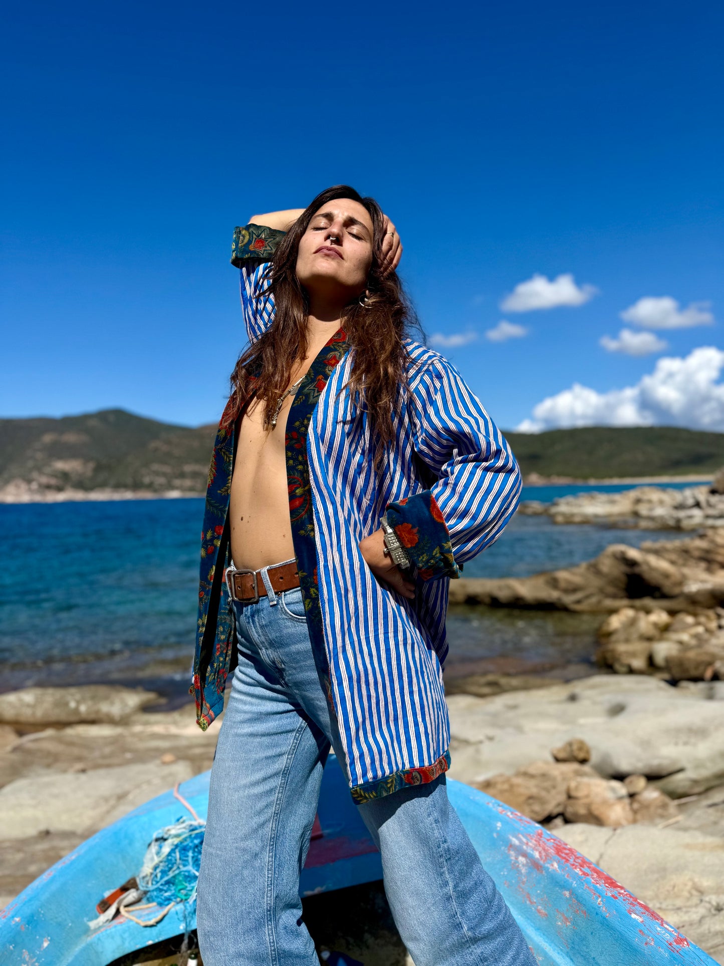 Kimono in Velluto - Tropico